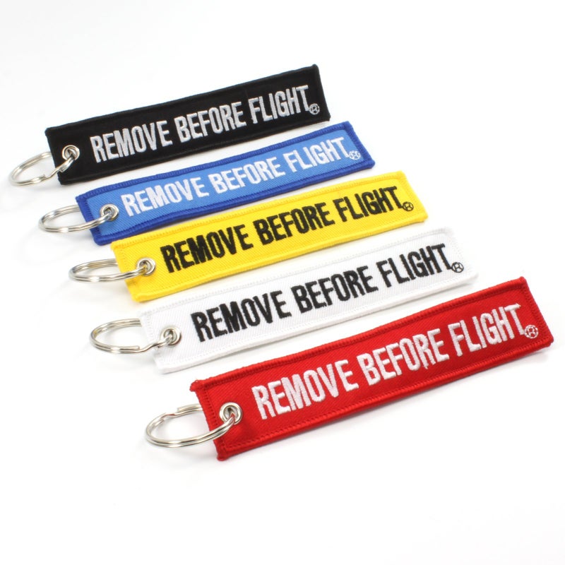 Rotary13B1 - Remove Before Flight MULTI COLOR 5 Pack Key Chains - Image 2